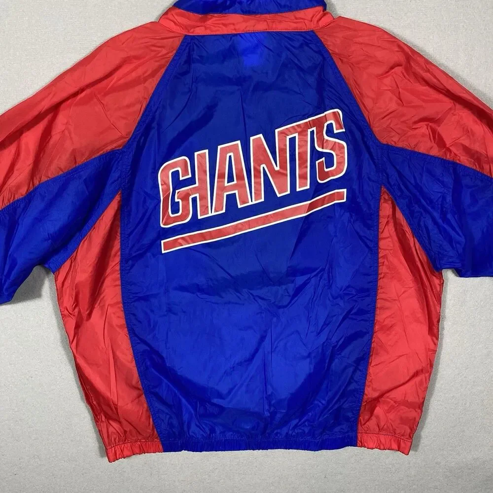 Vintage Apex One New York Giants Jacket Windbreaker Large Lightweight New NWT